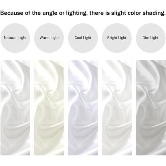 Satin Duvet Cover Queen Size, 3 Piece Silk Like Comforter Cover, Ultra Soft - Picture 6 of 7